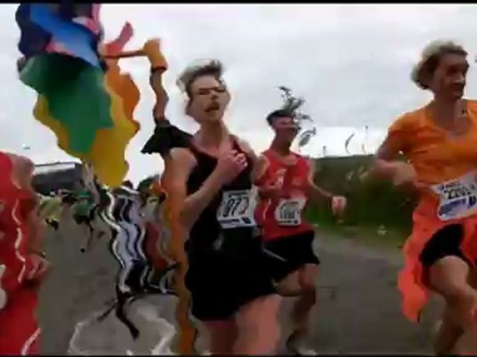 semi-marathon cancale st malo 2012  avec mario et son petit vélo (reportage...