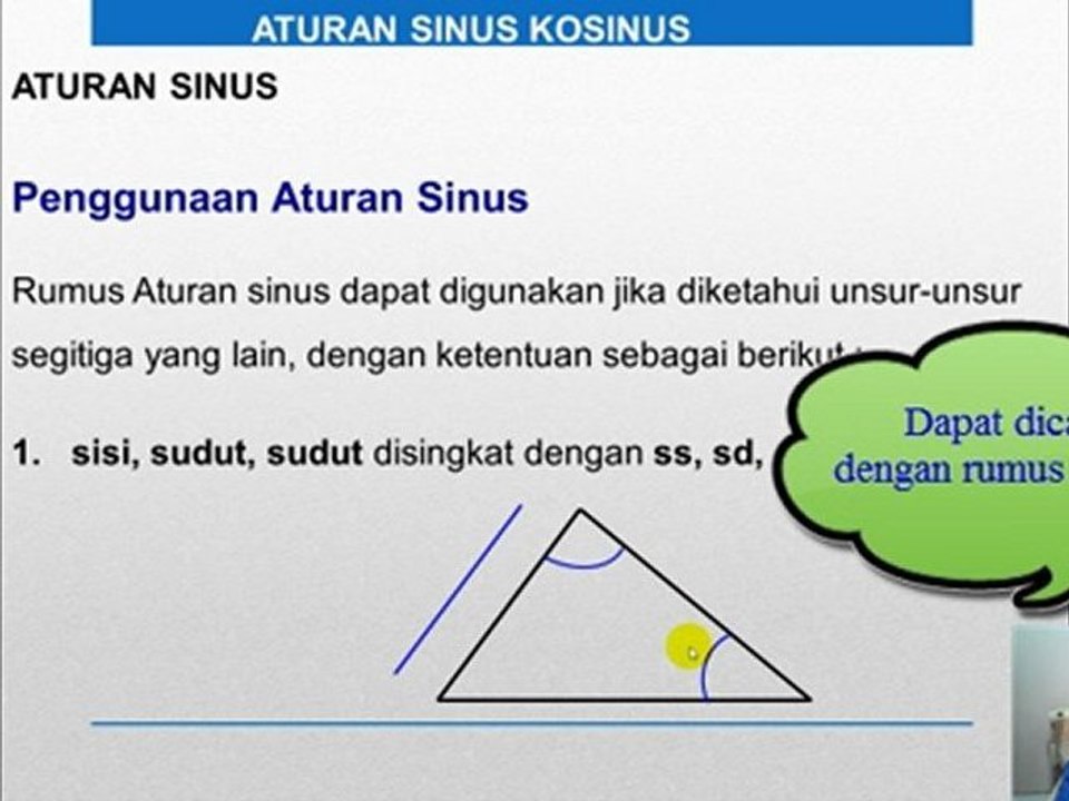 Video Pembelajaran Trigonometri Aturan Sinus Video Dailymotion