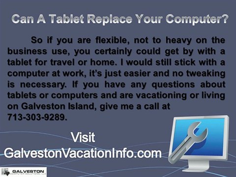 Galveston Computer Repair – Tablet vs Computers