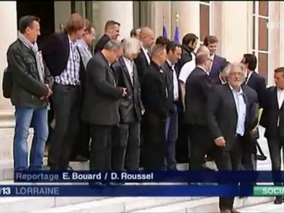 fin de la reunion arcelormittal 04 06 2012
