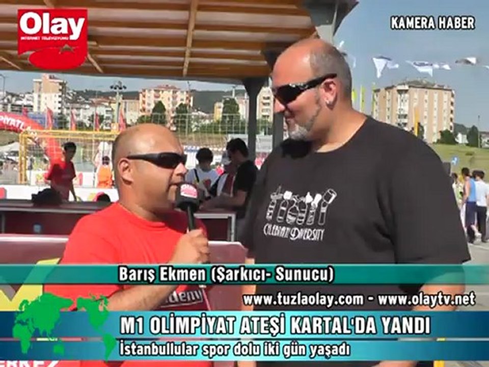 M1 OLİMPİYAT ATEŞİ KARTAL'DA