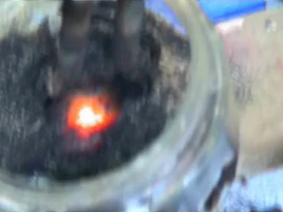 Arc furnace experiment