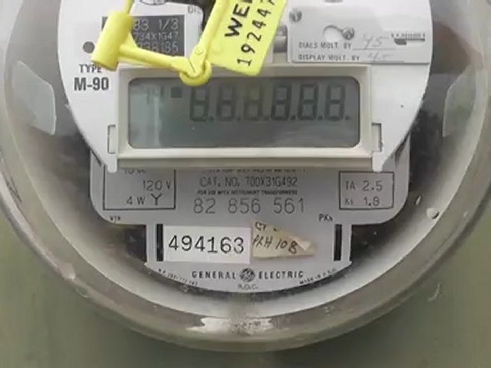2 General Electric Hybrid kWh meters