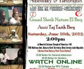 EVENT: Taj Tarik Bey & Grand Sheik Nature El Bey Are BACK!!!