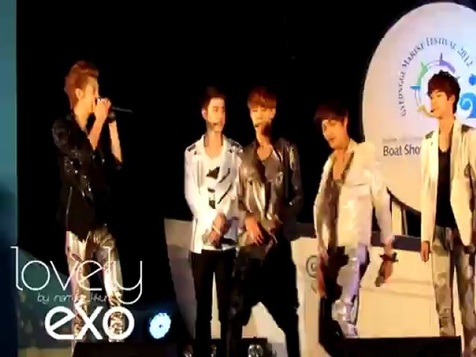 120530 Cultwo Show in Jeongokhang EXO-K - Beatbox & cute dancing