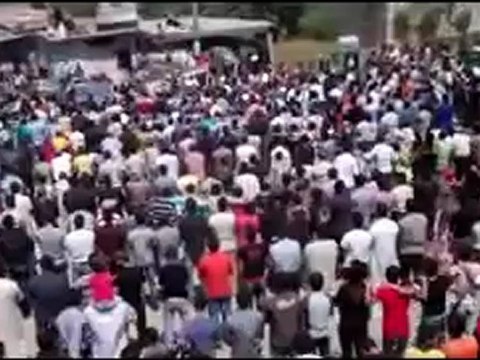 Syria فري برس ادلب جسر الشغور مشمشان مظاهرة الاثنين 11 6 2012 3 Idlib