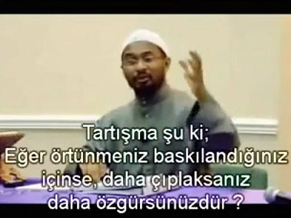 Niçin kadınlar kapanıyor müthiş cevap izleyin