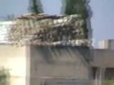 Syria فري برس  حمص القصير أحد الحواجز المتمركزة في المدينة 10 6 2012 Homs