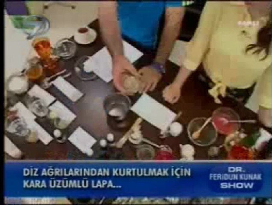 Feridun Kunak'tan diz ağrılarına üzümlü lapa önerisi