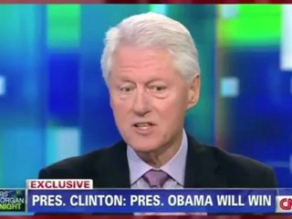 Bill Clinton Calls Romney's Business Career  Sterling , Criticizes