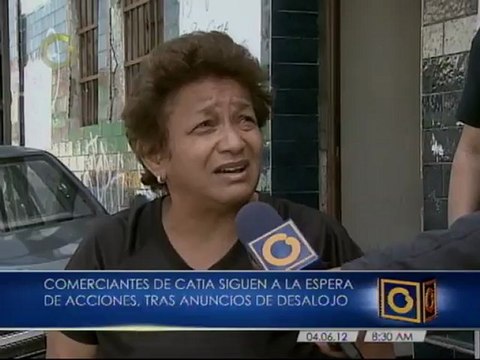 Comerciantes siguen a la espera en Catia