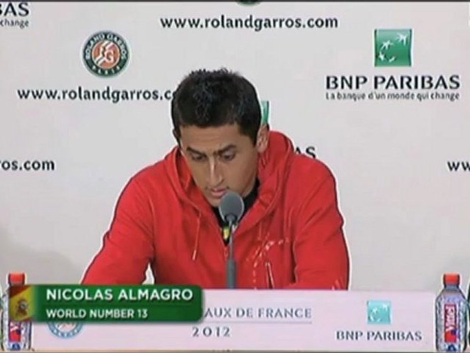 French Open: Almagro: 'Einer der besten Momente'