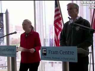 Hillary Clinton Visits and Tours Norway Global News