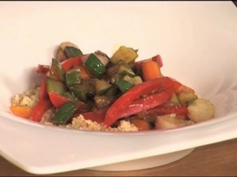couscous en salade et souris d'agneau confite