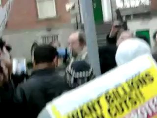 Protesters demonstrate at Egyptian embassy in Dublin