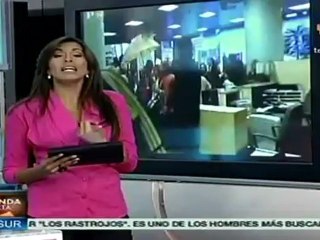 Empleados bancarios españoles, víctimas en las protestas