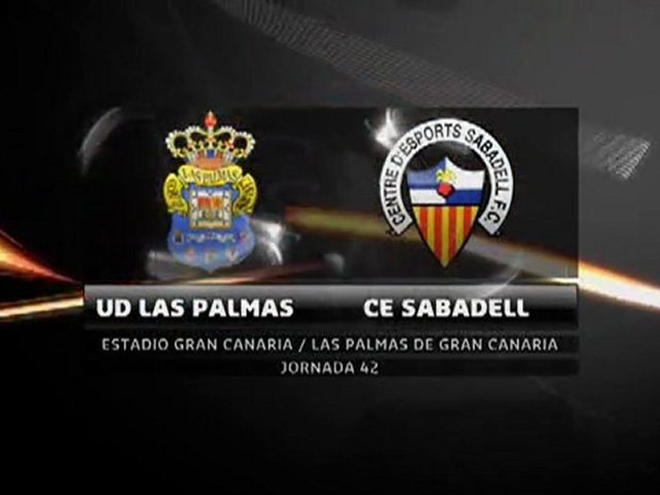 Liga Adelante  Las Palmas 3  Sabadell 2