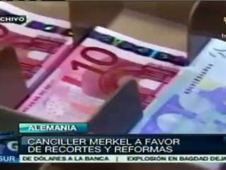 Alemania podría considerar eurobonos a cambio de soberanía