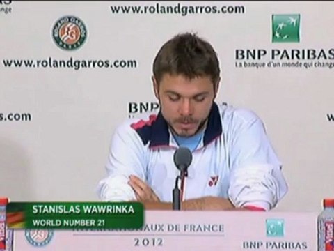 French Open: Wawrinka: Habe ein gutes Turnier gespielt