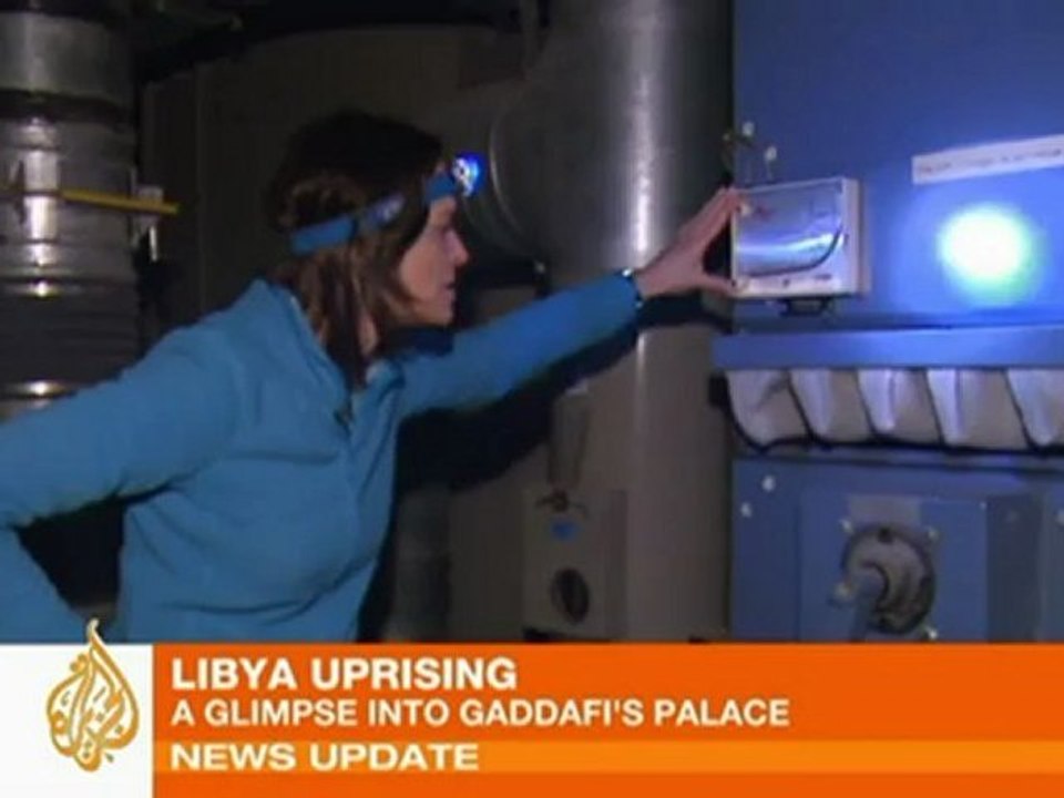 Inside Gaddafi's bunker