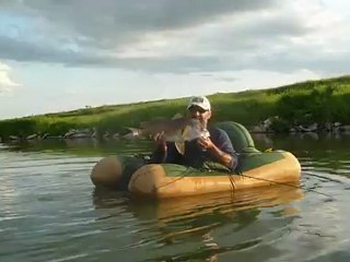 Float tube fishing the big ditch May 2012