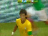 Brasil 0 vs 2 México,1º tempo,amistoso,03-06-2012