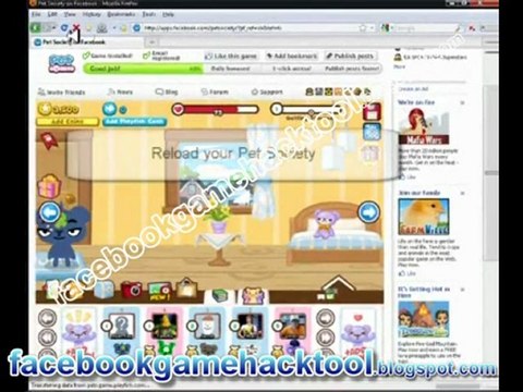 Pet Society Hack 2012- FaceBook Pet Society