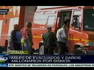 Sismos podrían dañar más la economía italiana