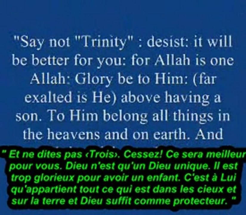 islam est le christianise jesus est t-il dieu