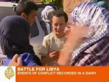 Libyan girl records events of conflict in her diary