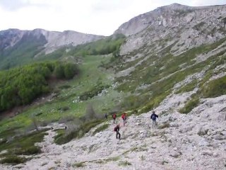 DOM.27-5-12:  DAL PAESE DI MORINO IN ABRUZZO IN PROV.DELL'AQUILA AL MONTE ORTARA(1908METRI)