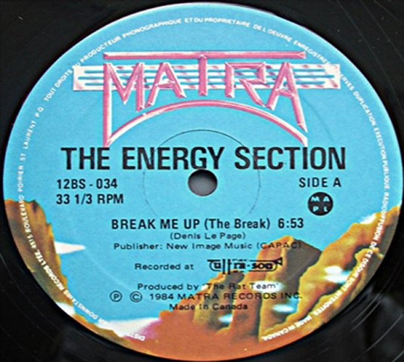 The Energy Section - Break Me Up