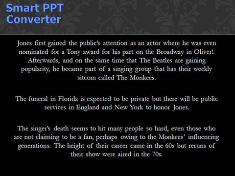 Black Hawk Mines : Davy Jones of Monkees dead at 66