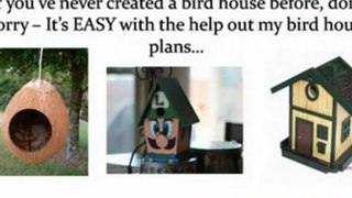 Bird House Plans - Bird House Building the Easy Way - bird house designs