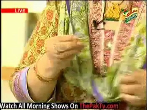 Masala Mornings with Shireen Anwar - 5th June 2012 - Part 1