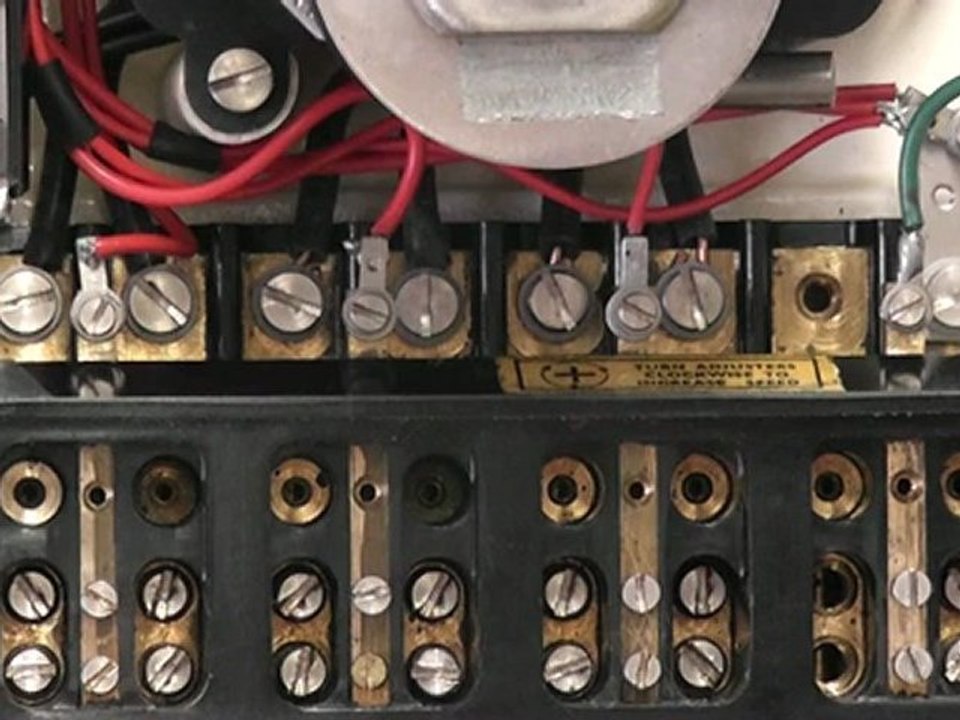 English Electric two rate meter