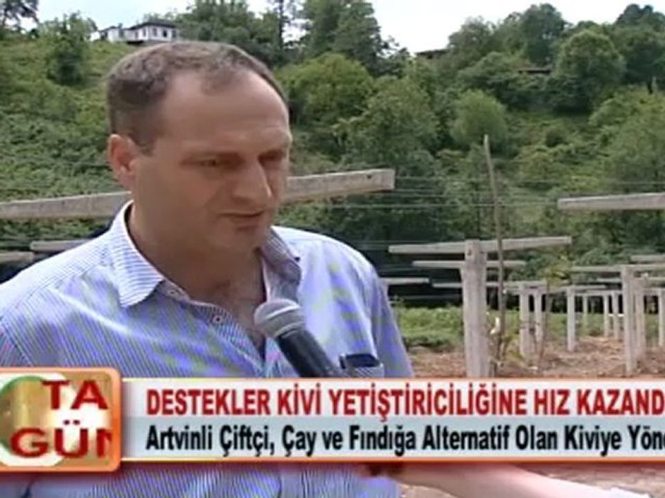 DESTEKLER KİVİ YETİŞTİRİCİLİĞİNE HIZ KAZANDIRDI