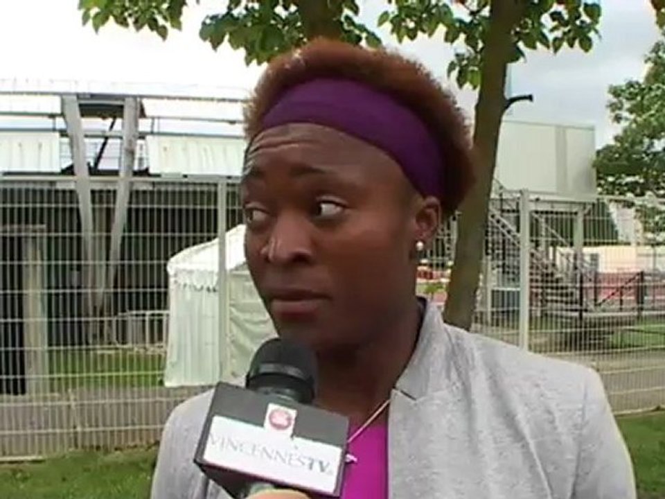 Meeting d'athlétisme de Montreuil 2012 ouverture mardi 5 juin Dwain Chambers Patrick Montel