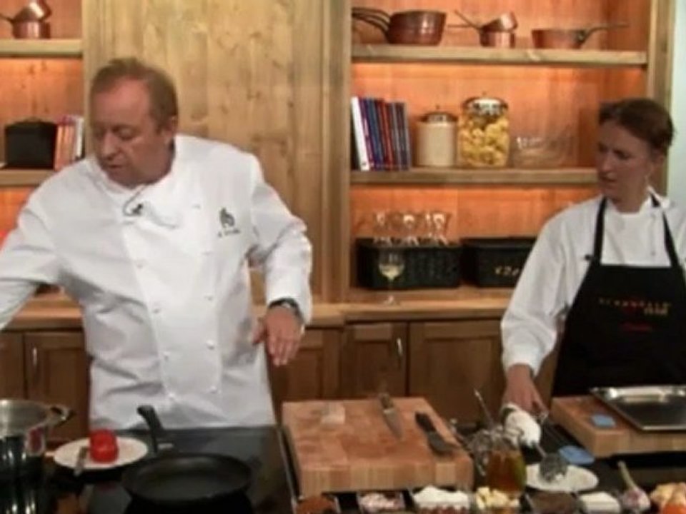 Alfons Schuhbeck macht Zanderfilet auf Tomaten mit Buttermilchschaum auf www.321kochen.tv