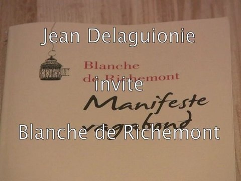 Blanche De Richemont Manifeste Vagabond Comédie du Livre Montpellier Juin 2012