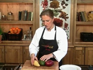 Lernen Sie richtig Mango schälen und schneiden auf www.321kochen.tv