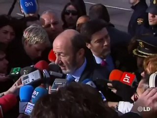 Rubalcaba cree que el atentado ratifica la decisión del TS