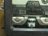 Siemens Type 26 A kWh meter