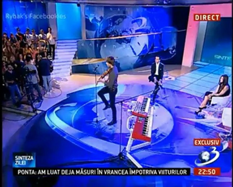 Alexander Rybak - Fairytale, 30.05.2012. Romanian TV-show “Sinteza zilei” on  Antena 3 channel