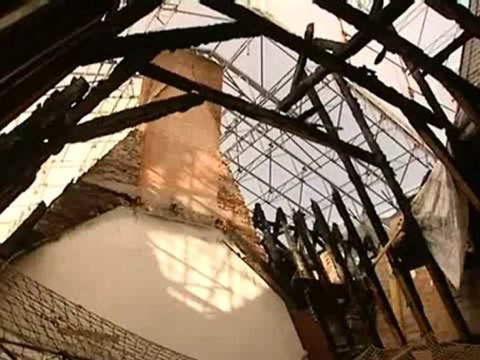 Angers : les travaux au Logis Royal du Chateau