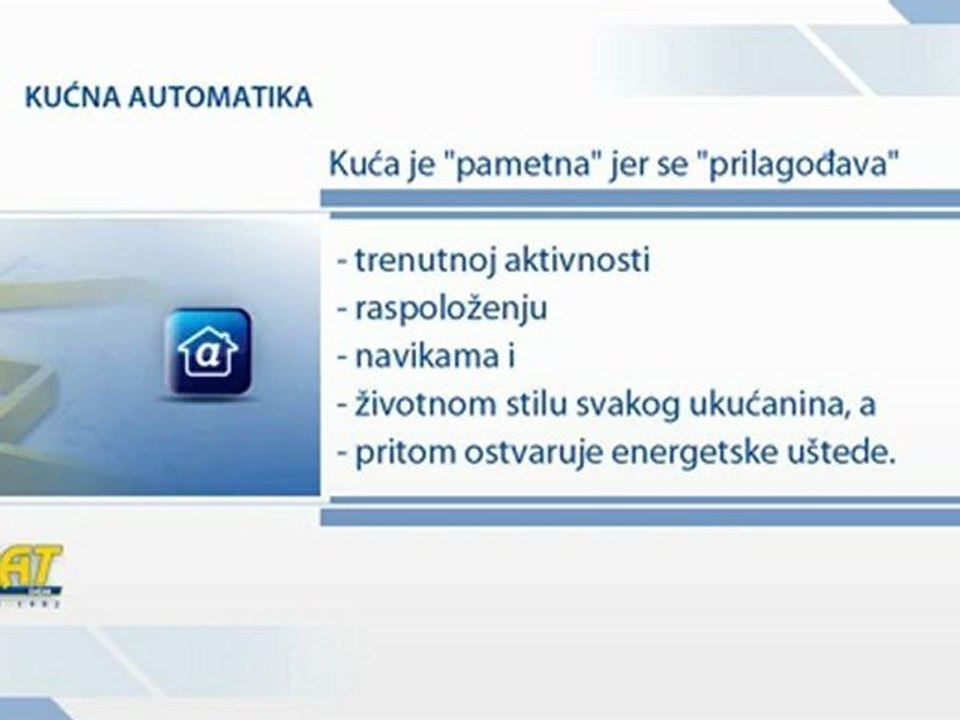 Sistem Intiligentna  kuća - Pametna kuca