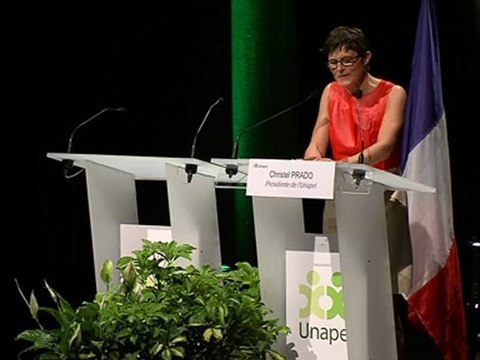 52e Congrès de l'Unapei : Christel Prado, Présidente de l'Unapei.