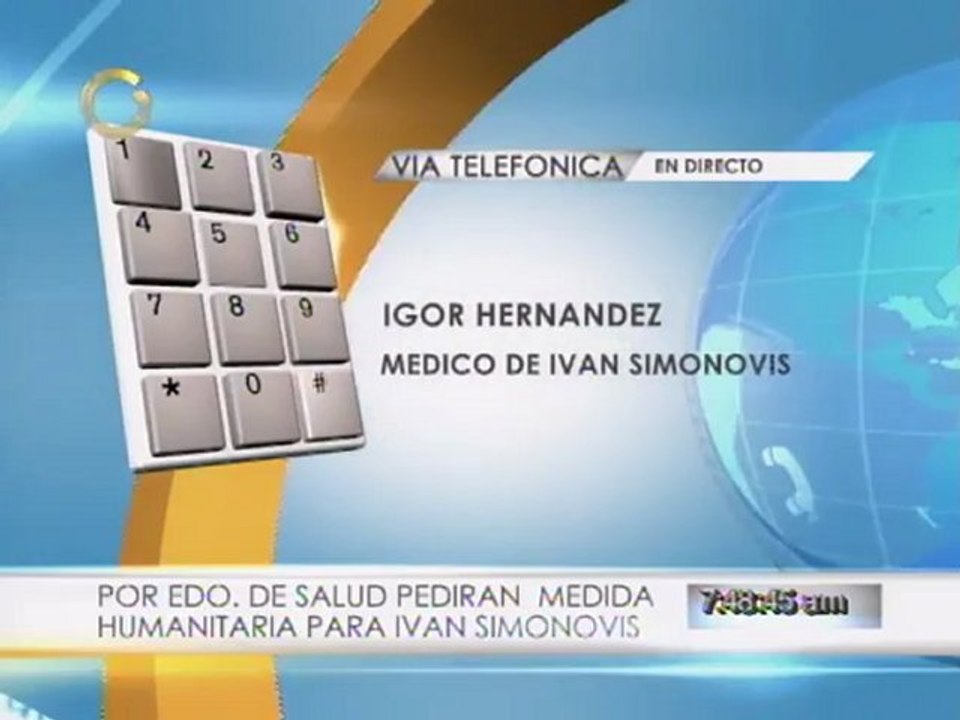 Médico de Iván Simonovis solicitará hoy medida humanitaria