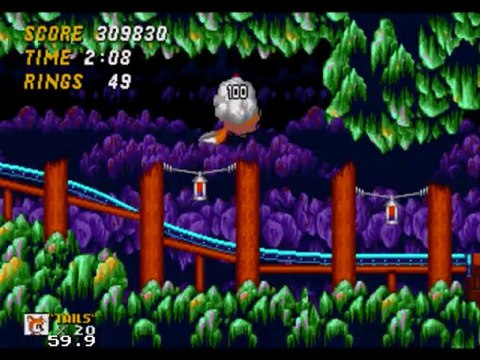 Sonic 2 Playthrough Tails Solo Part 6 - (Mystic Cave Zone)