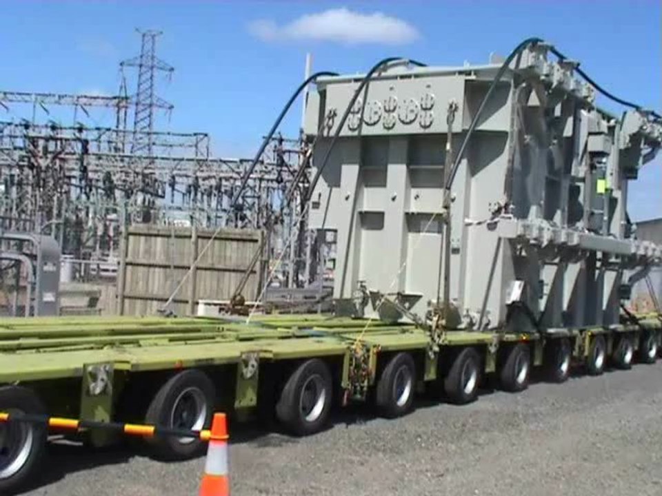 14 axles and 125 tonnes transformer